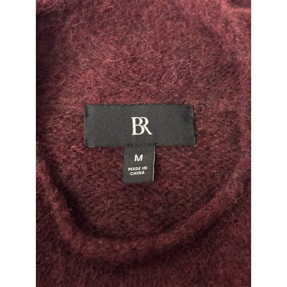Banana Republic Sweater Medium Mens Alpaca Wool Roll Crewneck